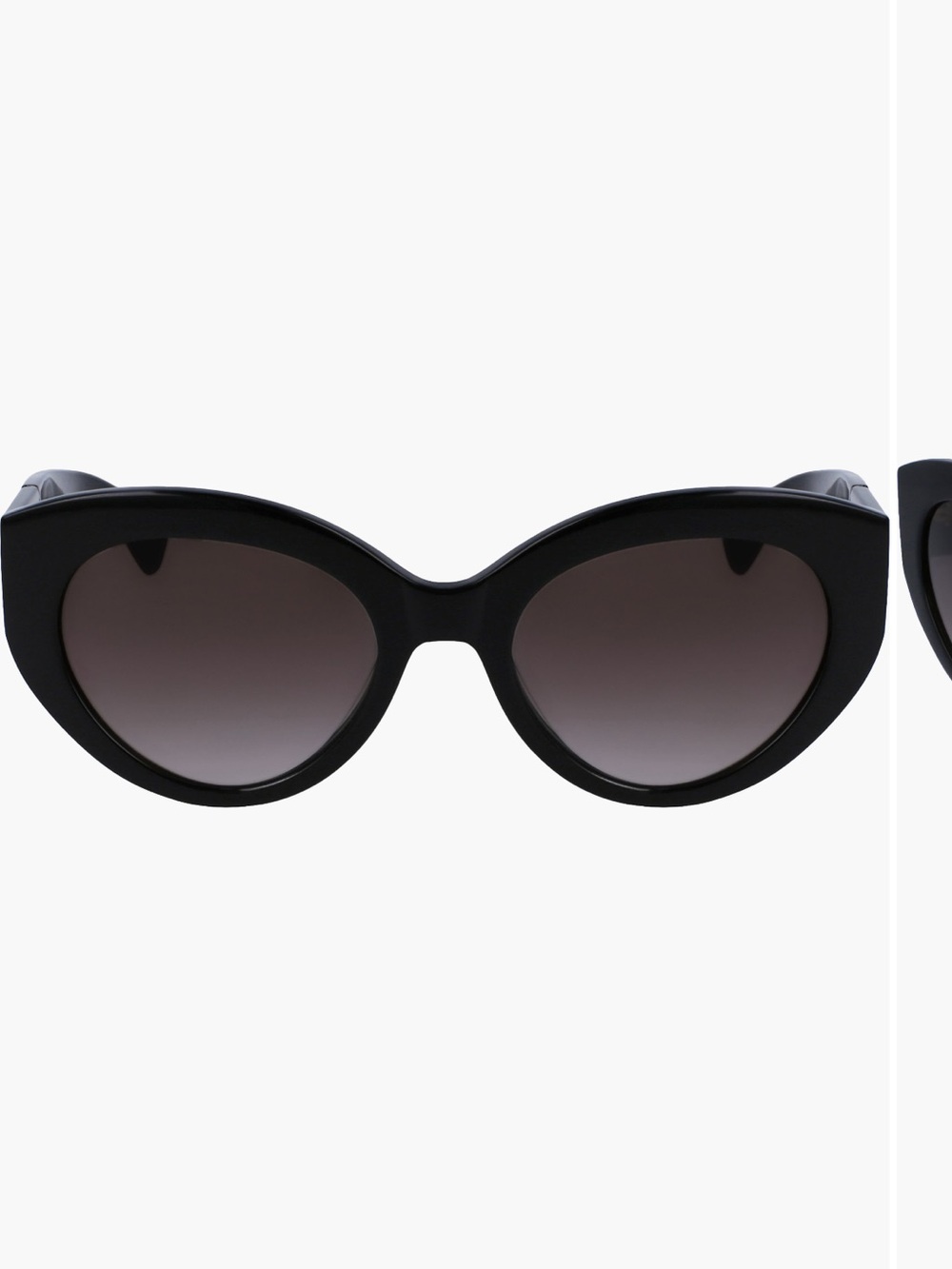 Longchamp Roseau 54mm Gradient Cat Eye sunglasses black - Picture 1 of 10